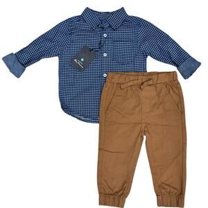 BEN SHERMAN Baby Boy Outfit Size 12m NWT